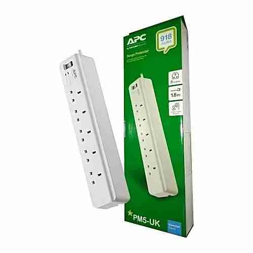 APC-Essential-SurgeArrest-5-outlets-230V-UK-PM5-UK-Power-Extension-Cable-scaled