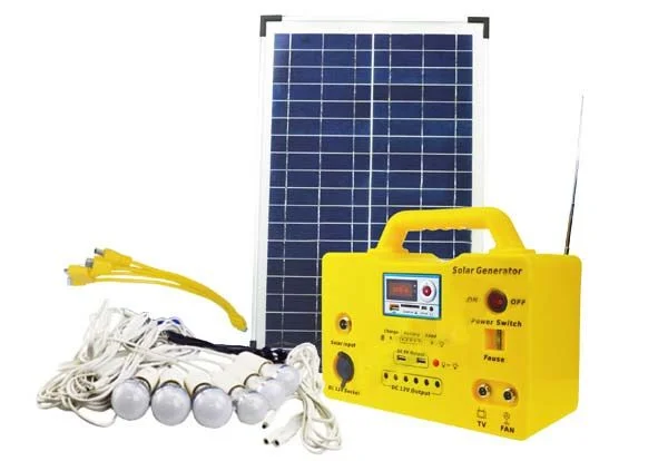 solar generator with 4 bulbs 05