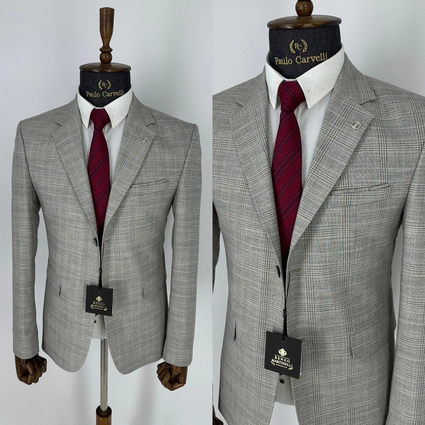 Renzo Martineli Plain Blazer - Image 5