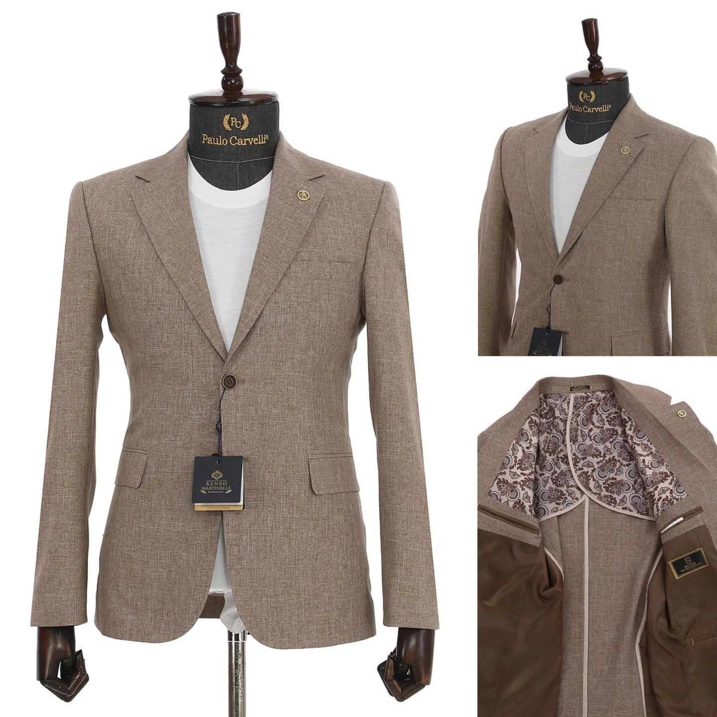 Renzo Martineli Plain Blazer - Image 7